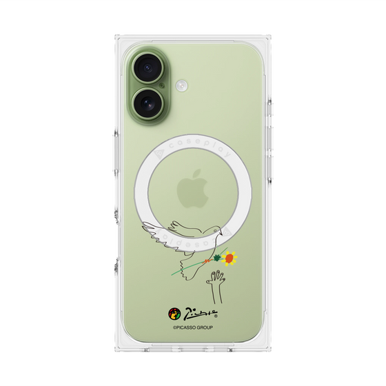 プレミアムスクエアケース with MagSafe［ PICASSO - Dove of Peace ］