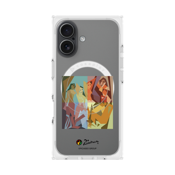 プレミアムスクエアケース with MagSafe［ PICASSO - Les Demoiselles d'Avignon ］