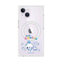 プレミアムスクエアケース with MagSafe［ ぷくぷくあわわちゃん - 仲良し ］