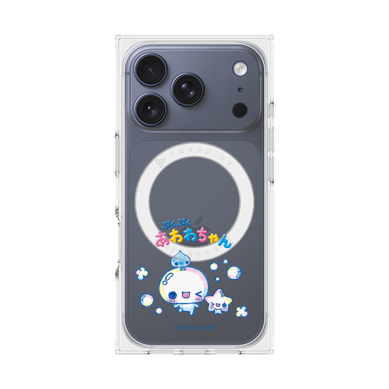 プレミアムスクエアケース with MagSafe［ ぷくぷくあわわちゃん - 仲良し ］