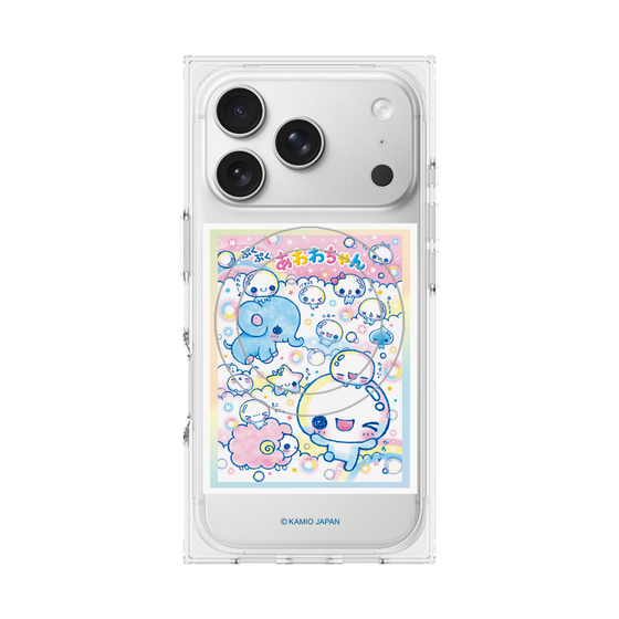 プレミアムスクエアケース with MagSafe［ ぷくぷくあわわちゃん - お友達 ］
