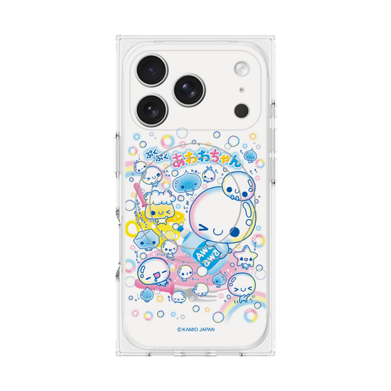 プレミアムスクエアケース with MagSafe［ ぷくぷくあわわちゃん - あわあわ ］