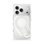 プレミアムスクエアケース with MagSafe［ LATENCY - Circle logo - Clear ］