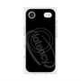 プレミアムスクエアケース with MagSafe［ LATENCY - Circle logo - Black ］