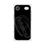プレミアムスクエアケース with MagSafe［ LATENCY - Circle logo - Black ］