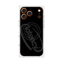 プレミアムスクエアケース with MagSafe［ LATENCY - Circle logo - Black ］