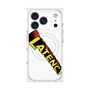 プレミアムスクエアケース with MagSafe［ LATENCY - Rock logo - White ］