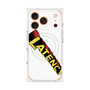 プレミアムスクエアケース with MagSafe［ LATENCY - Rock logo - White ］