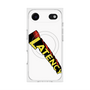 プレミアムスクエアケース with MagSafe［ LATENCY - Rock logo - White ］