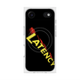 プレミアムスクエアケース with MagSafe［ LATENCY - Rock logo - Black ］