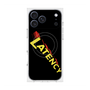 プレミアムスクエアケース with MagSafe［ LATENCY - Rock logo - Black ］
