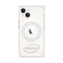 プレミアムスクエアケース with MagSafe［ LATENCY - Circle logo - Gray ］