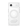 プレミアムスクエアケース with MagSafe［ LATENCY - Circle logo - Gray ］