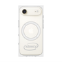プレミアムスクエアケース with MagSafe［ LATENCY - Circle logo - Gray ］