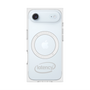 プレミアムスクエアケース with MagSafe［ LATENCY - Circle logo - Gray ］