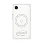 プレミアムスクエアケース with MagSafe［ LATENCY - Circle logo - Gray ］