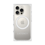プレミアムスクエアケース with MagSafe［ LATENCY - Logotype - Gray ］
