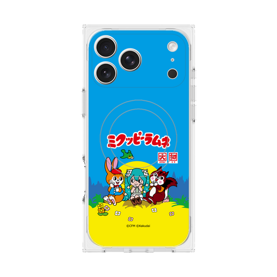 プレミアムスクエアケース with MagSafe［ 初音ミク×クッピーラムネ - パッケージ ］