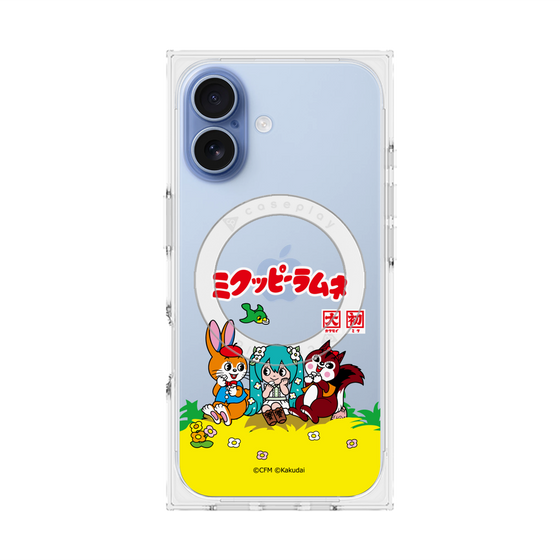プレミアムスクエアケース with MagSafe［ 初音ミク×クッピーラムネ - パッケージ - クリア ］