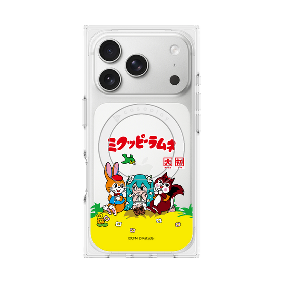 プレミアムスクエアケース with MagSafe［ 初音ミク×クッピーラムネ - パッケージ - クリア ］