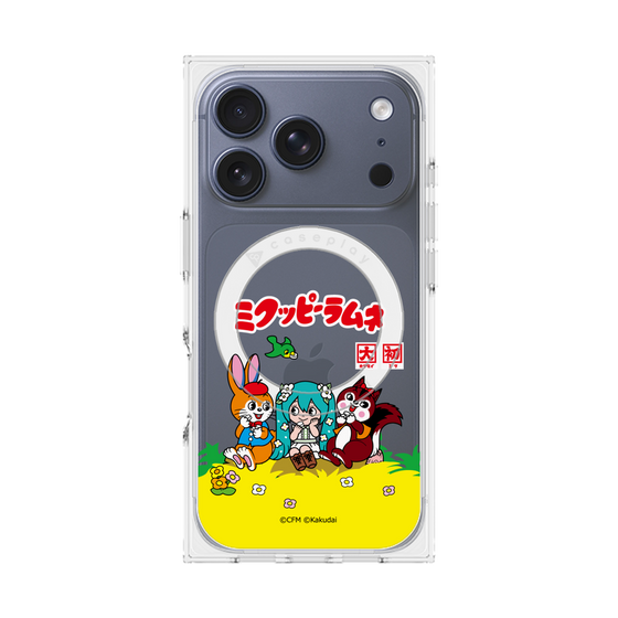 プレミアムスクエアケース with MagSafe［ 初音ミク×クッピーラムネ - パッケージ - クリア ］