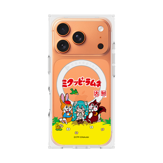 プレミアムスクエアケース with MagSafe［ 初音ミク×クッピーラムネ - パッケージ - クリア ］