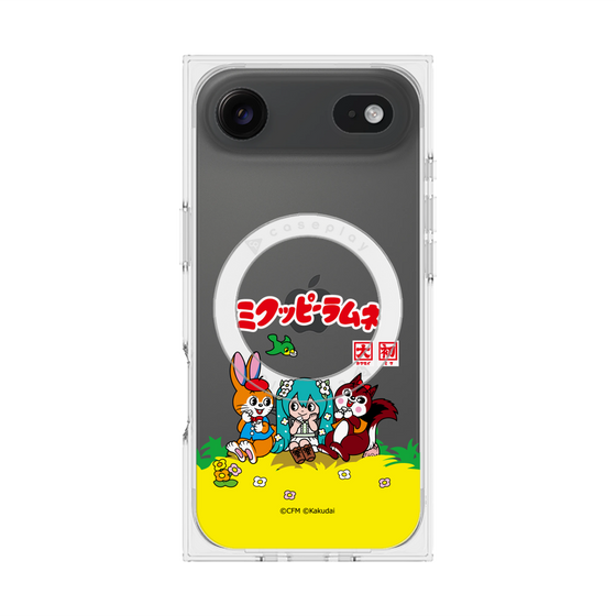 プレミアムスクエアケース with MagSafe［ 初音ミク×クッピーラムネ - パッケージ - クリア ］