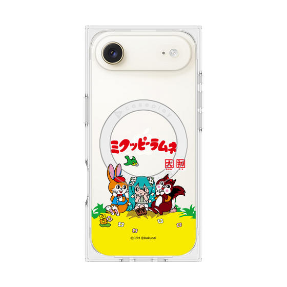 プレミアムスクエアケース with MagSafe［ 初音ミク×クッピーラムネ - パッケージ - クリア ］