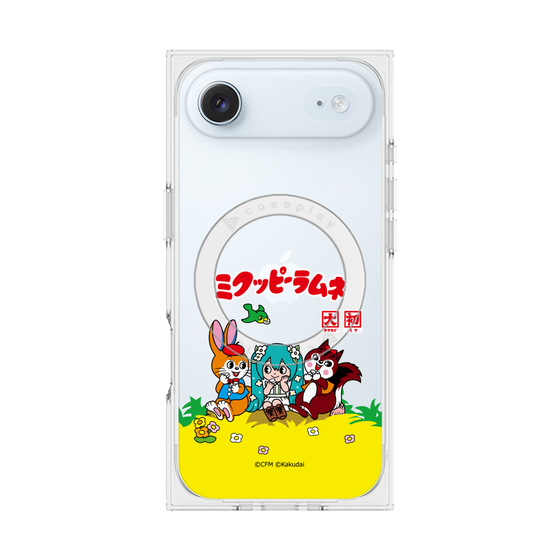 プレミアムスクエアケース with MagSafe［ 初音ミク×クッピーラムネ - パッケージ - クリア ］