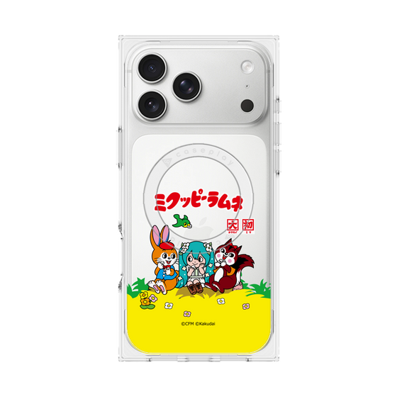 プレミアムスクエアケース with MagSafe［ 初音ミク×クッピーラムネ - パッケージ - クリア ］
