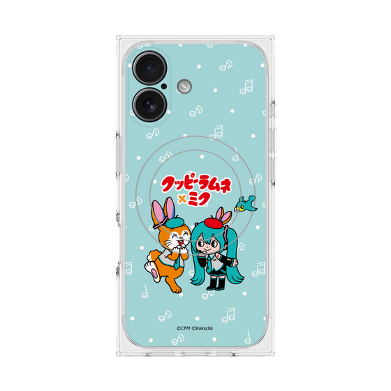 プレミアムスクエアケース with MagSafe［ 初音ミク×クッピーラムネ - 初音ミク×クッピー - デフォルメイラスト ］