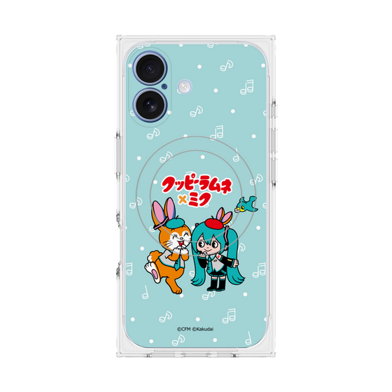 プレミアムスクエアケース with MagSafe［ 初音ミク×クッピーラムネ - 初音ミク×クッピー - デフォルメイラスト ］