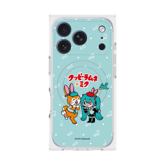 プレミアムスクエアケース with MagSafe［ 初音ミク×クッピーラムネ - 初音ミク×クッピー - デフォルメイラスト ］