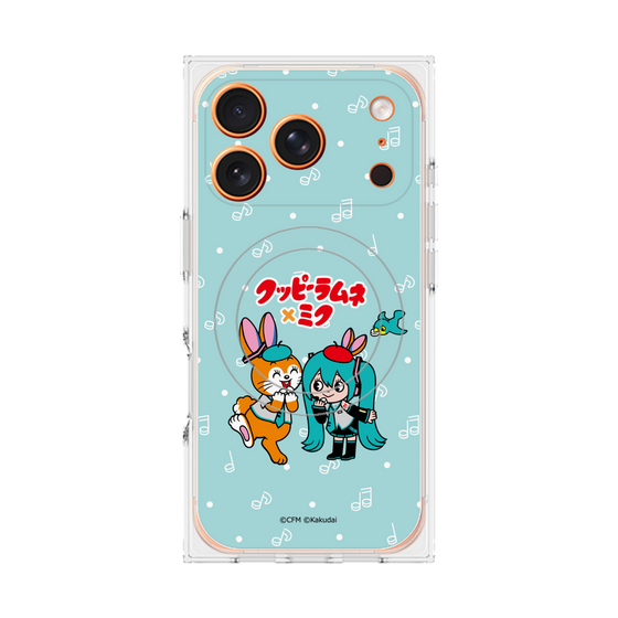 プレミアムスクエアケース with MagSafe［ 初音ミク×クッピーラムネ - 初音ミク×クッピー - デフォルメイラスト ］
