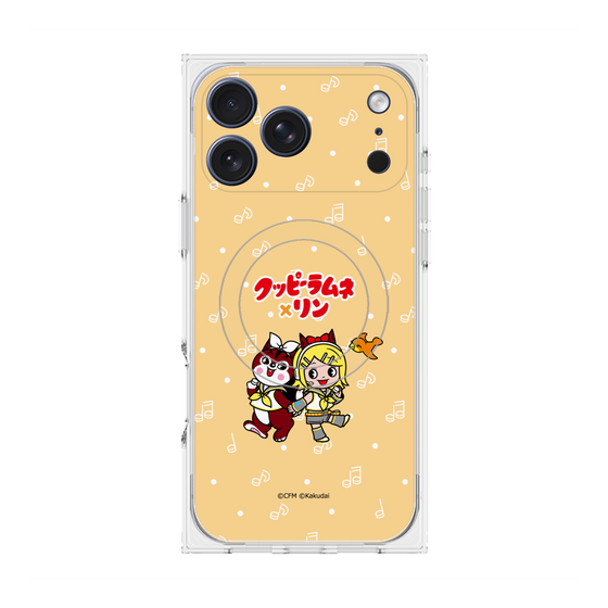 プレミアムスクエアケース with MagSafe［ 初音ミク×クッピーラムネ - 鏡音リン×ラム - デフォルメイラスト ］