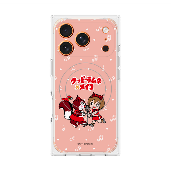 プレミアムスクエアケース with MagSafe［ 初音ミク×クッピーラムネ - MEIKO×ラム - デフォルメイラスト ］