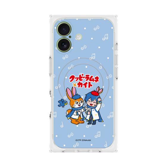 プレミアムスクエアケース with MagSafe［ 初音ミク×クッピーラムネ - KAITO×クッピー - デフォルメイラスト ］