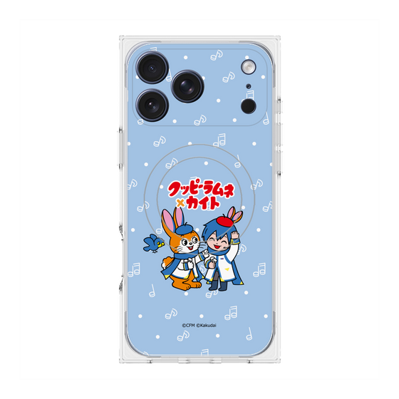 プレミアムスクエアケース with MagSafe［ 初音ミク×クッピーラムネ - KAITO×クッピー - デフォルメイラスト ］