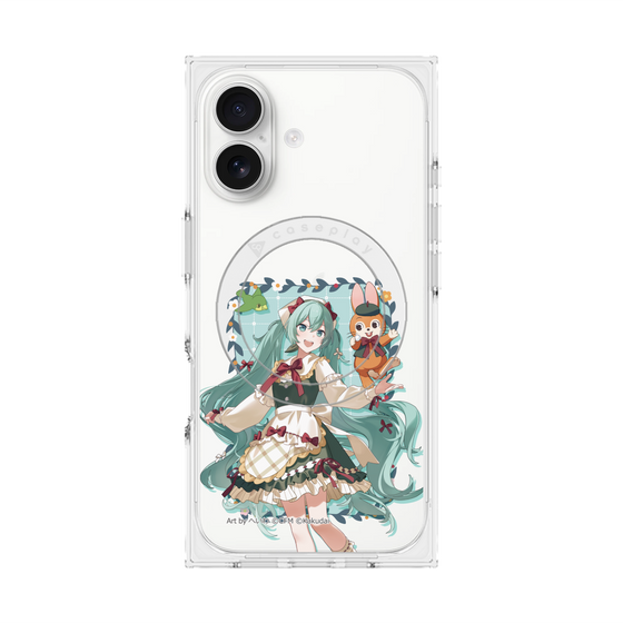 プレミアムスクエアケース with MagSafe［ 初音ミク×クッピーラムネ - 初音ミク×クッピー - 等身イラスト1 ］