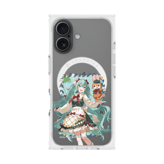 プレミアムスクエアケース with MagSafe［ 初音ミク×クッピーラムネ - 初音ミク×クッピー - 等身イラスト1 ］