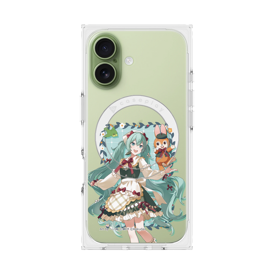 プレミアムスクエアケース with MagSafe［ 初音ミク×クッピーラムネ - 初音ミク×クッピー - 等身イラスト1 ］