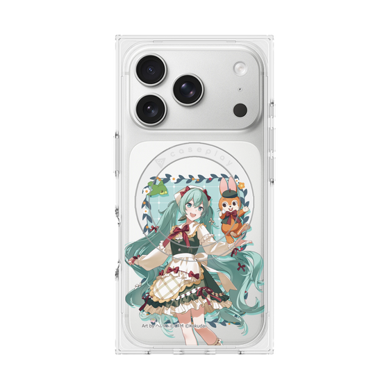 プレミアムスクエアケース with MagSafe［ 初音ミク×クッピーラムネ - 初音ミク×クッピー - 等身イラスト1 ］