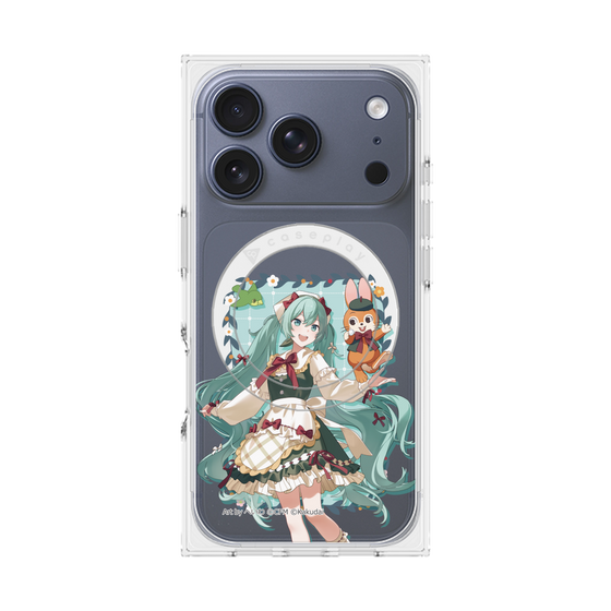 プレミアムスクエアケース with MagSafe［ 初音ミク×クッピーラムネ - 初音ミク×クッピー - 等身イラスト1 ］