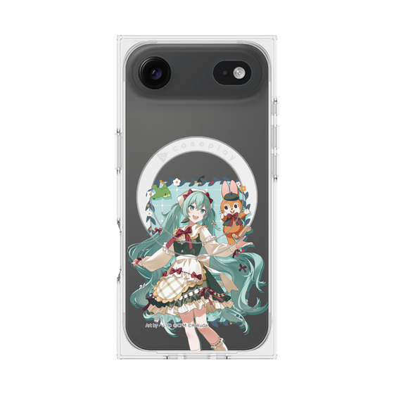 プレミアムスクエアケース with MagSafe［ 初音ミク×クッピーラムネ - 初音ミク×クッピー - 等身イラスト1 ］