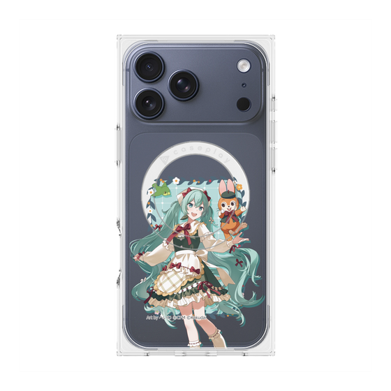 プレミアムスクエアケース with MagSafe［ 初音ミク×クッピーラムネ - 初音ミク×クッピー - 等身イラスト1 ］