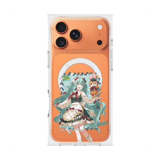 プレミアムスクエアケース with MagSafe［ 初音ミク×クッピーラムネ - 初音ミク×クッピー - 等身イラスト1 ］