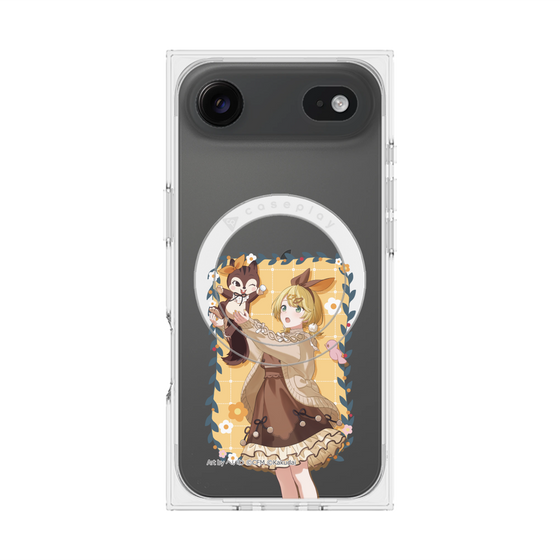 プレミアムスクエアケース with MagSafe［ 初音ミク×クッピーラムネ - 鏡音リン×ラム - 等身イラスト1 ］
