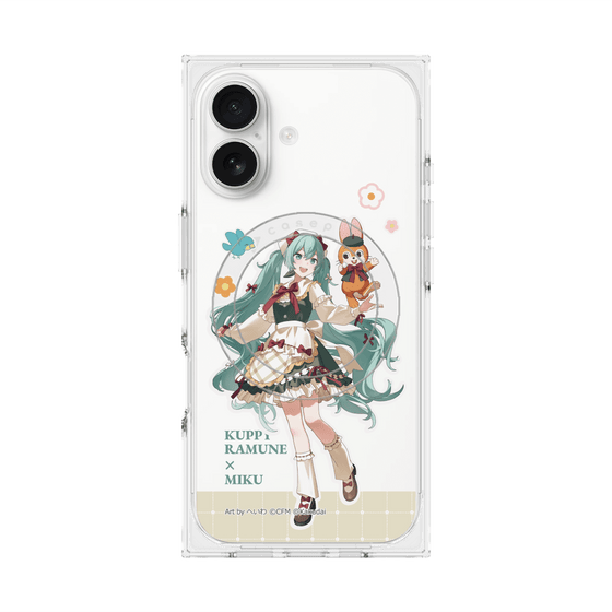 プレミアムスクエアケース with MagSafe［ 初音ミク×クッピーラムネ - 初音ミク×クッピー - 等身イラスト2 ］