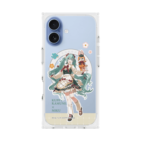 プレミアムスクエアケース with MagSafe［ 初音ミク×クッピーラムネ - 初音ミク×クッピー - 等身イラスト2 ］