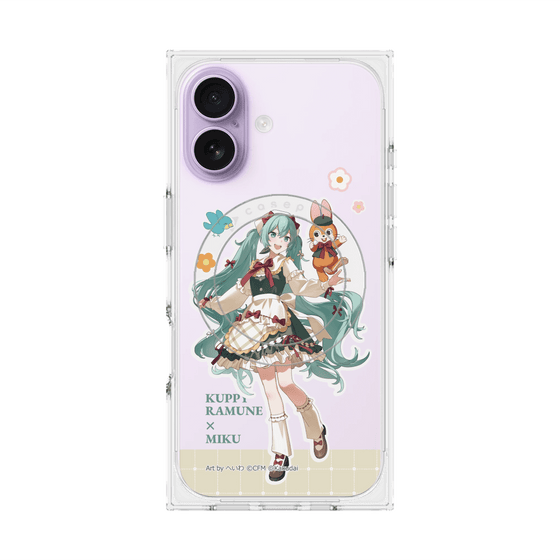 プレミアムスクエアケース with MagSafe［ 初音ミク×クッピーラムネ - 初音ミク×クッピー - 等身イラスト2 ］